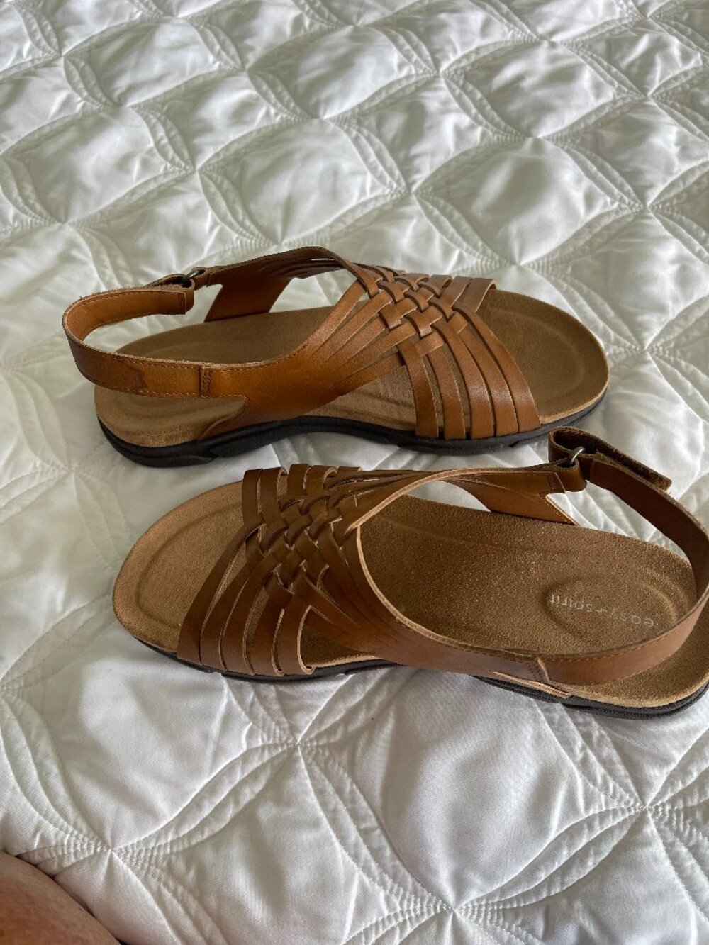 Easy Spirit Mar Women's Leather Sandal Size 8.5 Wide